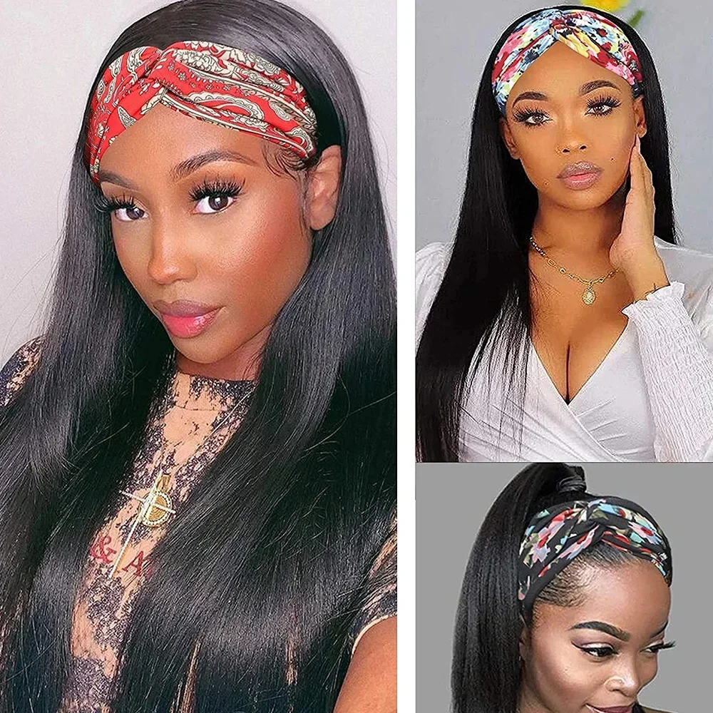 Headband Wig Human Hair Bone Straight Human Hair Wigs Full Machine Made Brazilian Headband Hair Wigs for Women Easy To Go 180%
Headband Wig Human Hair Bone Straight Human Hair Wigs Full Machine Made Brazilian Headband Hair Wigs for Women Easy To Go 180%