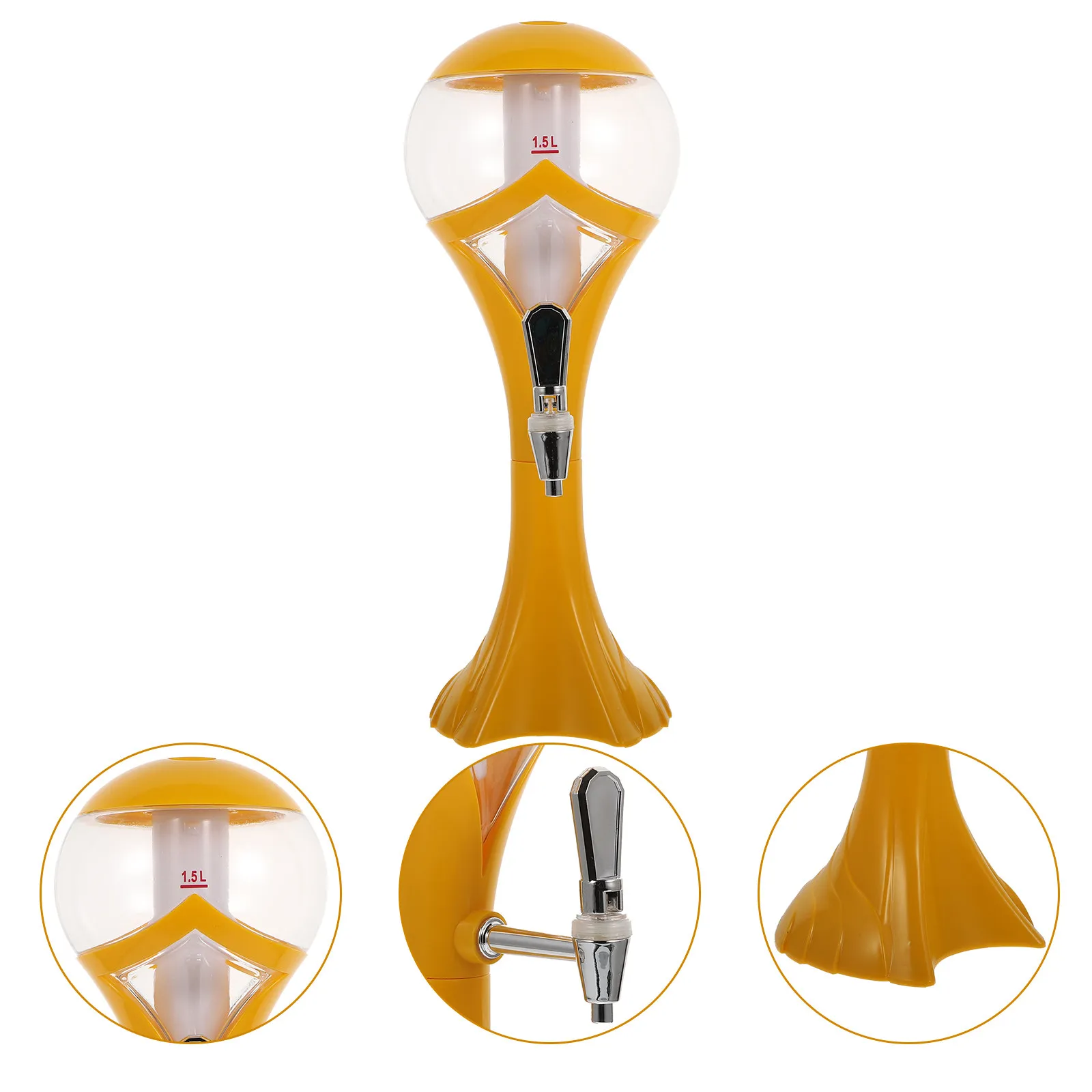 1Pcs Column Beer Dispenser 1.5L Premium Faucet Tower for Home Bar Camping Patio Parties Wine Soda Juice Cocktail
1Pcs Column Beer Dispenser 1.5L Premium Faucet Tower for Home Bar Camping Patio Parties Wine Soda Juice Cocktail