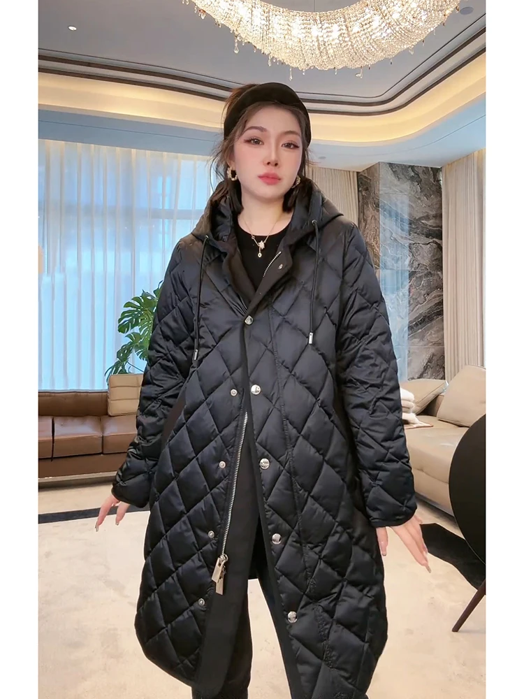 Faux Fur Hooded Goose down Jaet Long Quilted Bla Durable Polyester MEHOMEYANG Women's Puffer Coat Winter Outerwear
Faux Fur Hooded Goose down Jaet Long Quilted Bla Durable Polyester MEHOMEYANG Women's Puffer Coat Winter Outerwear