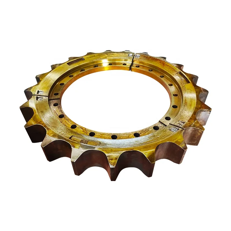 Mining Conveyor 42CrMo4V Big Steel Chain Wheel Forging Segment Large Chain Sprocket
Mining Conveyor 42CrMo4V Big Steel Chain Wheel Forging Segment Large Chain Sprocket