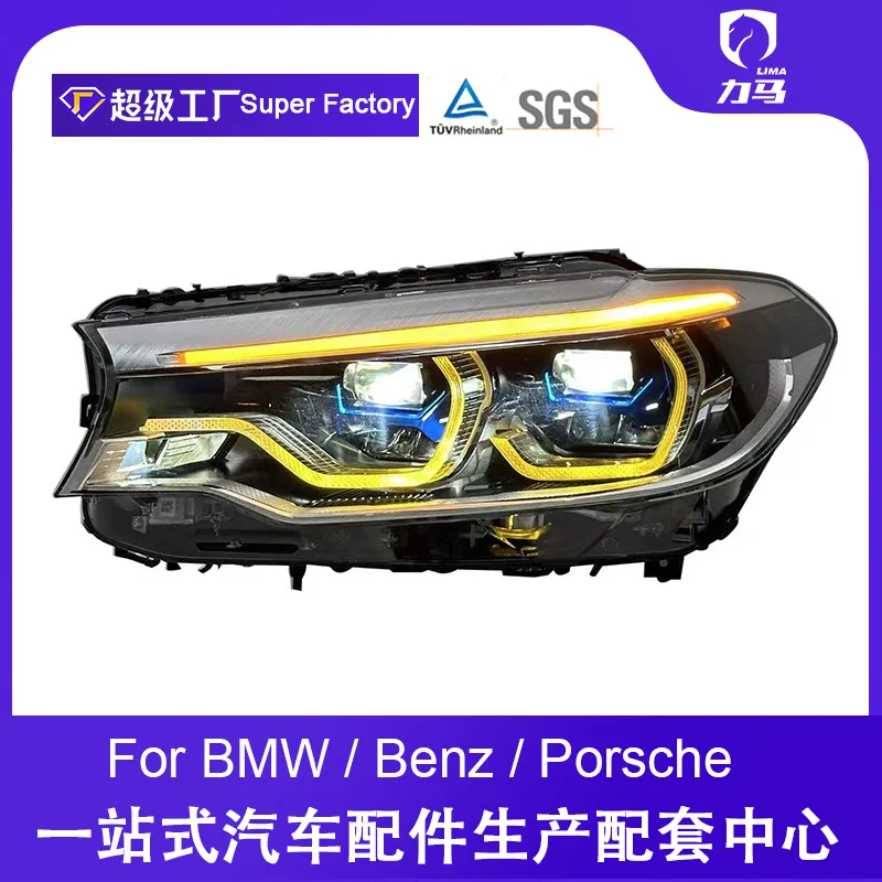 Подходит для BMW 5 серии 18-20 G30G38, новая фара в сборе, модифицированная фара, двухцветная светодиодная ложка
Подходит для BMW 5 серии 18-20 G30G38, новая фара в сборе, модифицированная фара, двухцветная светодиодная ложка