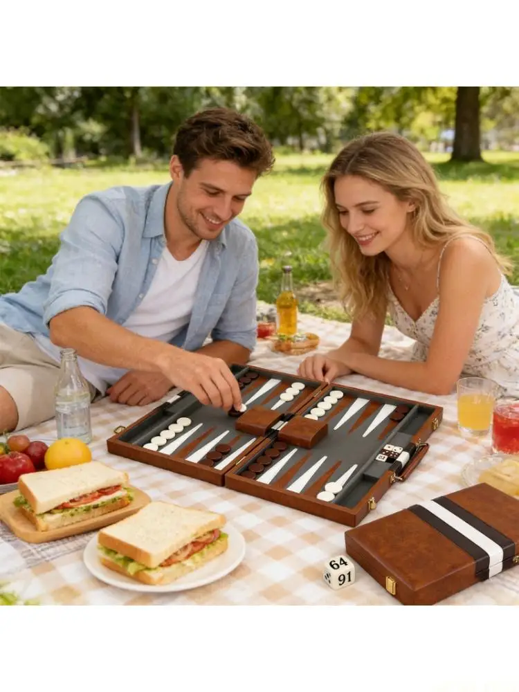 U2JB And Strategic Backgammon Game Set Great Building Social Connection
U2JB And Strategic Backgammon Game Set Great Building Social Connection
