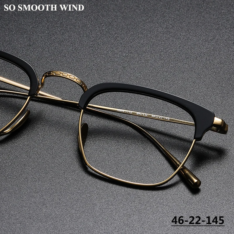 Retro Eyebrow Frame Pure Titanium Design Men Square Business Glasses Frames Ultralight Women Handmade Makeup Artifact Spectacles
Retro Eyebrow Frame Pure Titanium Design Men Square Business Glasses Frames Ultralight Women Handmade Makeup Artifact Spectacles
