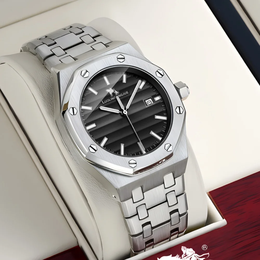 Luxury Octagonal Men's Automatic Mechanical Watch, Waterproof Luminous Calendar Men's Watch, High-End Business Commuter Steel Band Wristwatch, Mature and Elegant Workplace Versatile Waterproof Mechanical Watch, High Popularity Hot-Selling Gift or Personal
Luxury Octagonal Men's Automatic Mechanical Watch, Waterproof Luminous Calendar Men's Watch, High-End Business Commuter Steel Band Wristwatch, Mature and Elegant Workplace Versatile Waterproof Mechanical Watch, High Popularity Hot-Selling Gift or Personal