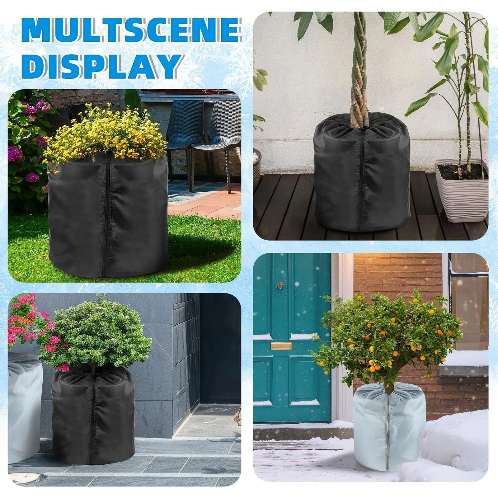 Plant Pot Cover ,Planting Pot Protective Cover ,with Drawstring and Zipper, Frost Protection Bag
Plant Pot Cover ,Planting Pot Protective Cover ,with Drawstring and Zipper, Frost Protection Bag