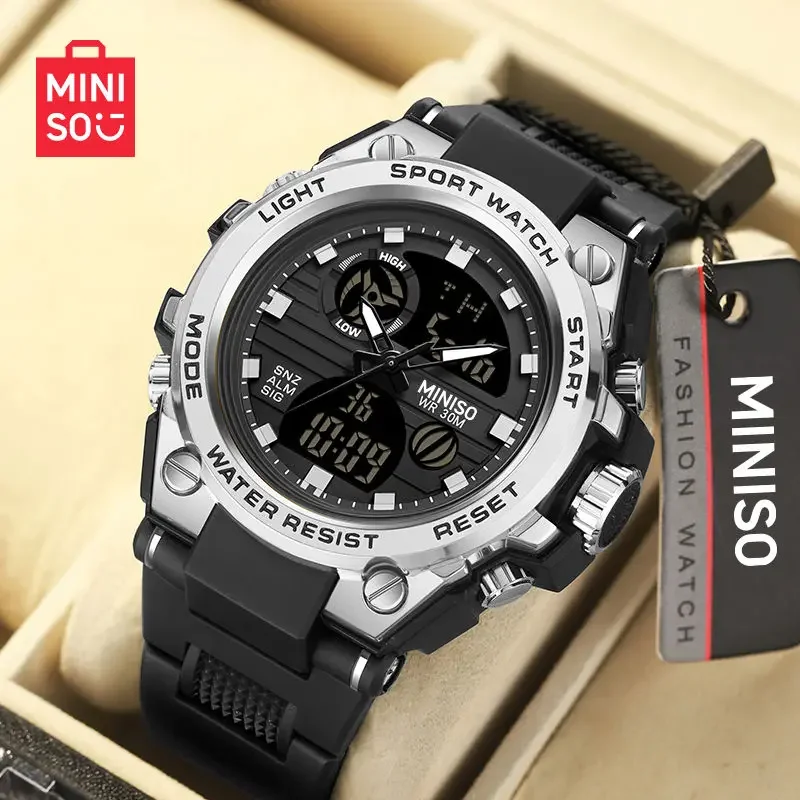 Genuine Miniso New Luminous Watch Waterproof Luminous Sports Electronic Watches
Genuine Miniso New Luminous Watch Waterproof Luminous Sports Electronic Watches