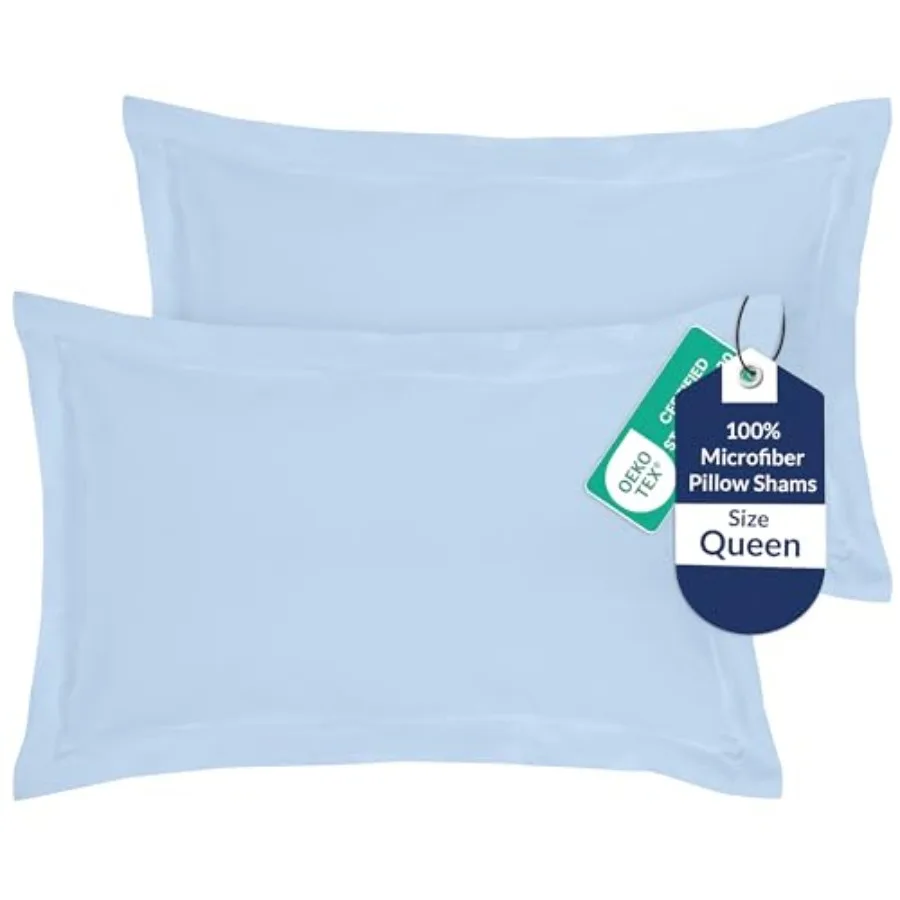 Наволочки для подушек, 2 шт., размер Queen, 20x30 дюймов - из микрофибры 1800 нитей, устойчивой к сминанию, очень мягкие и уютные - B
Наволочки для подушек, 2 шт., размер Queen, 20x30 дюймов - из микрофибры 1800 нитей, устойчивой к сминанию, очень мягкие и уютные - B