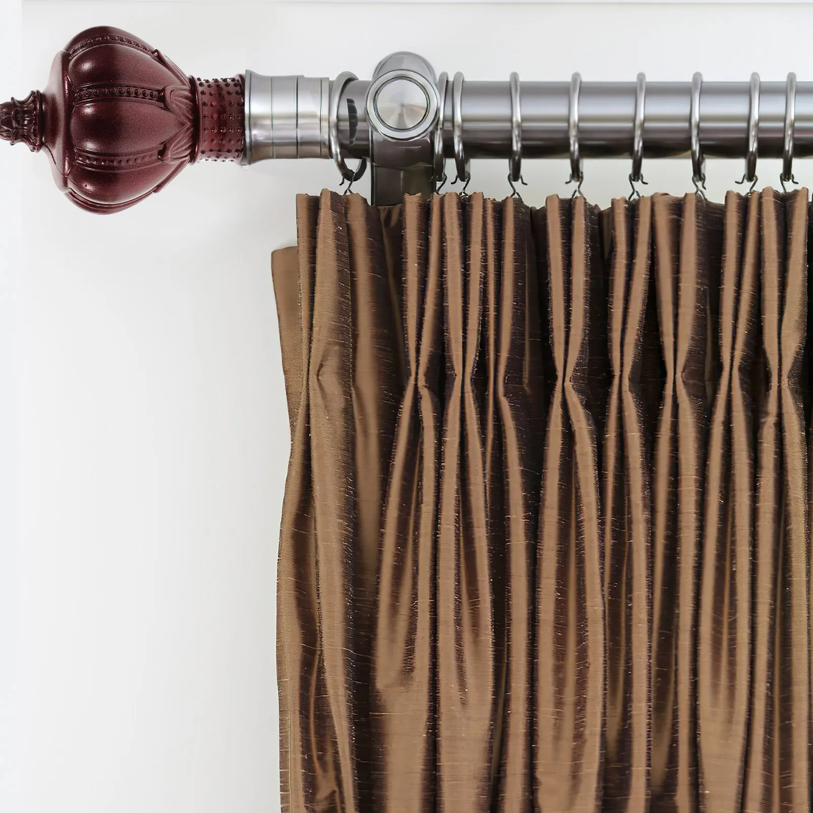 2Pcs Curtain Rod Ends Plastic Retro Style Good Texture Beautiful Decor for Bedroom Dorm Apartment Window Treatment
2Pcs Curtain Rod Ends Plastic Retro Style Good Texture Beautiful Decor for Bedroom Dorm Apartment Window Treatment