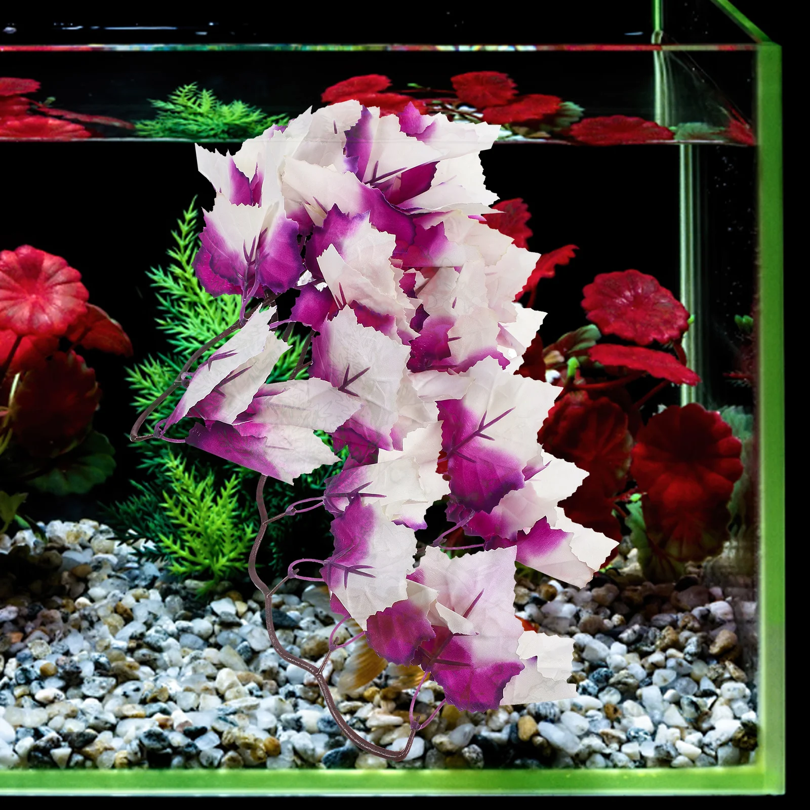 Purple Simulation Aquarium Plant Lifelike Artificial Water Plant Decoration Fish Tank Ornamental Landscape for Home Office
Purple Simulation Aquarium Plant Lifelike Artificial Water Plant Decoration Fish Tank Ornamental Landscape for Home Office