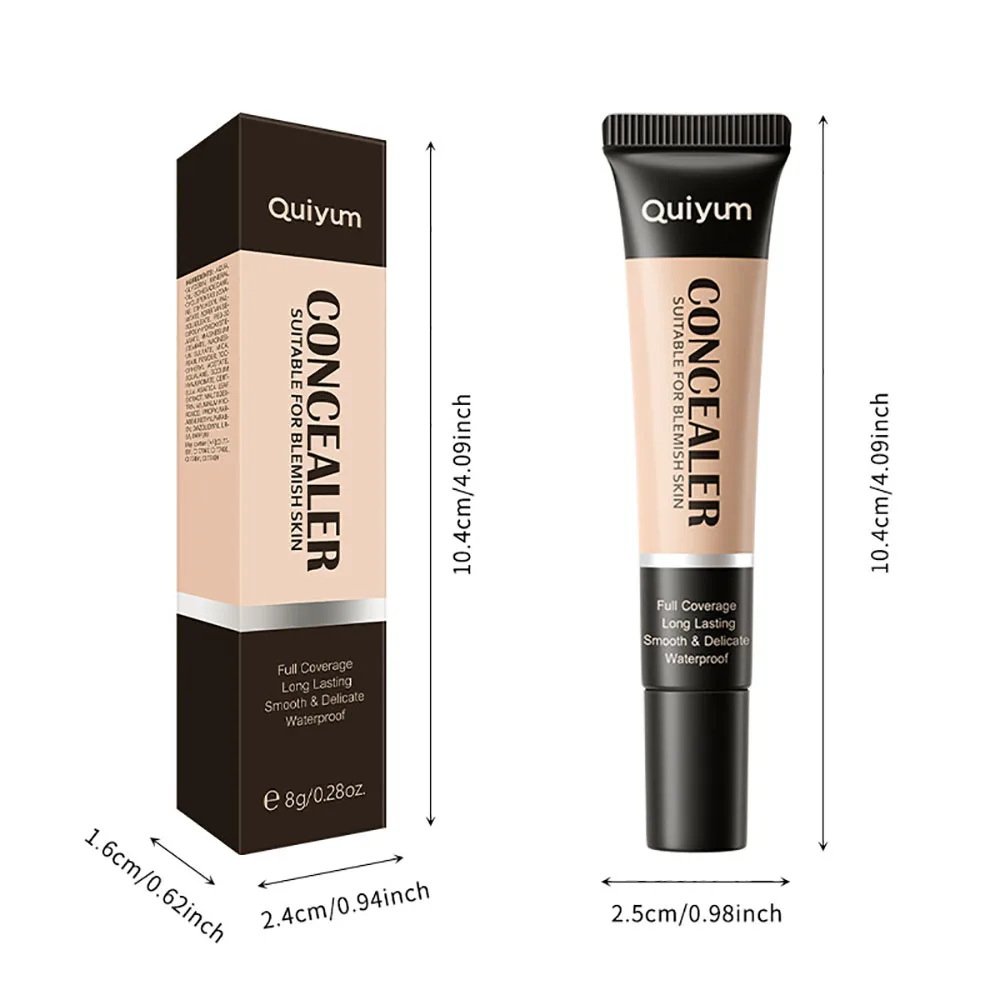 QUIYUM 3 in 1 Concealer 8g, Color Correcting Cover Cream for Acne Dark Circles, Blendable Natural Matte Finish Makeup Palette
QUIYUM 3 in 1 Concealer 8g, Color Correcting Cover Cream for Acne Dark Circles, Blendable Natural Matte Finish Makeup Palette
