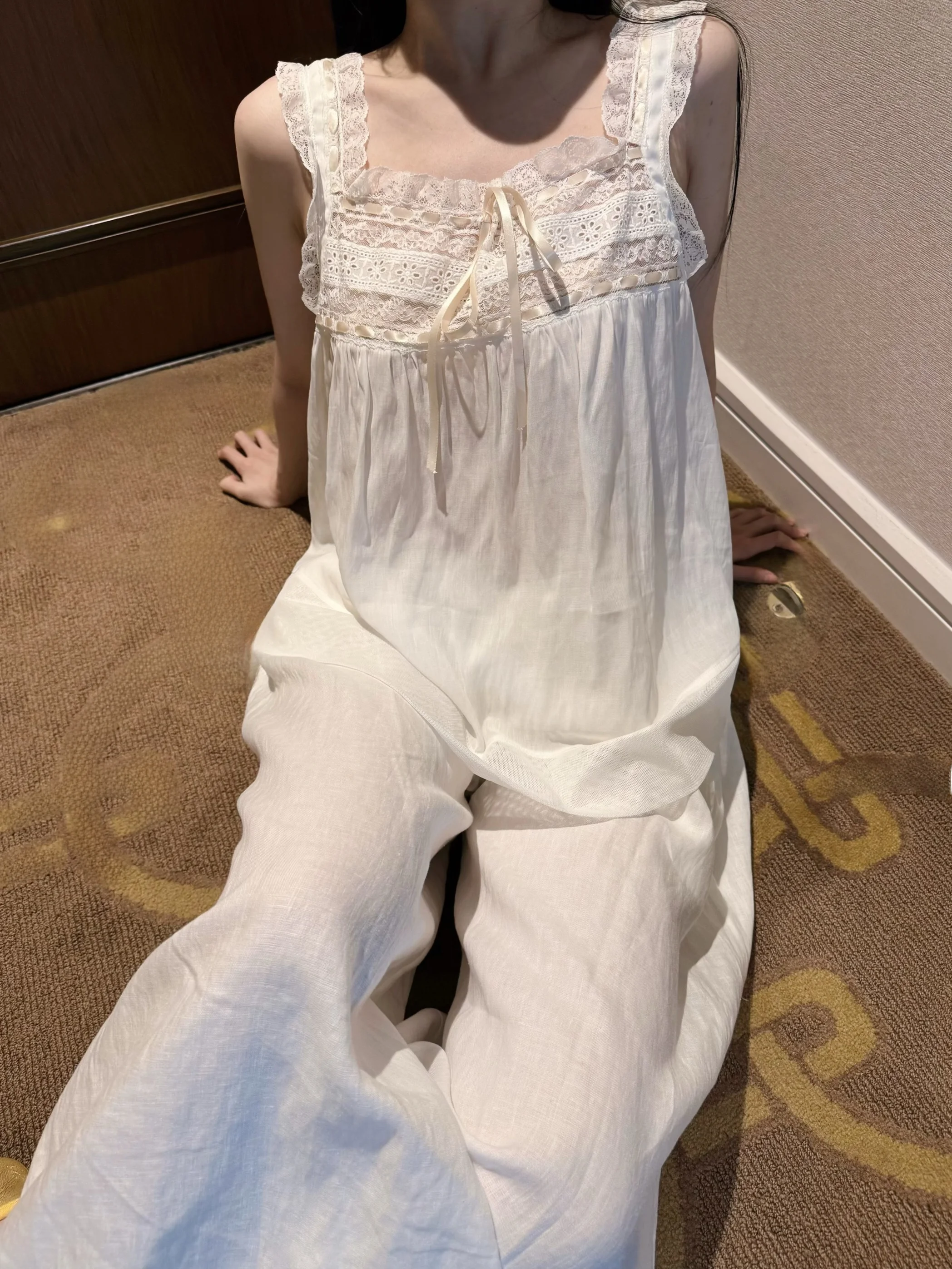 Эксклюзивный владельца магазина CICIGIRL! Летний жилет с кружевной отделкой белого цветка Sweet Sle без нагрудной подушечки, верхняя одежда обычной длины 
Эксклюзивный владельца магазина CICIGIRL! Летний жилет с кружевной отделкой белого цветка Sweet Sle без нагрудной подушечки, верхняя одежда обычной длины