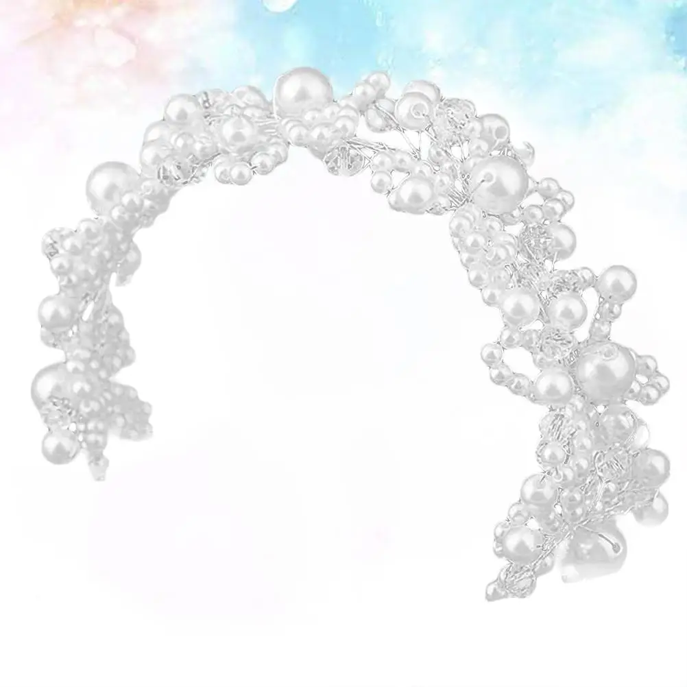 Pearl Headband Hair Accessories Crystal Women Headdress Bride Wedding Party Everyday Wear Pearl Bridal Headwear Hair Tool
Pearl Headband Hair Accessories Crystal Women Headdress Bride Wedding Party Everyday Wear Pearl Bridal Headwear Hair Tool