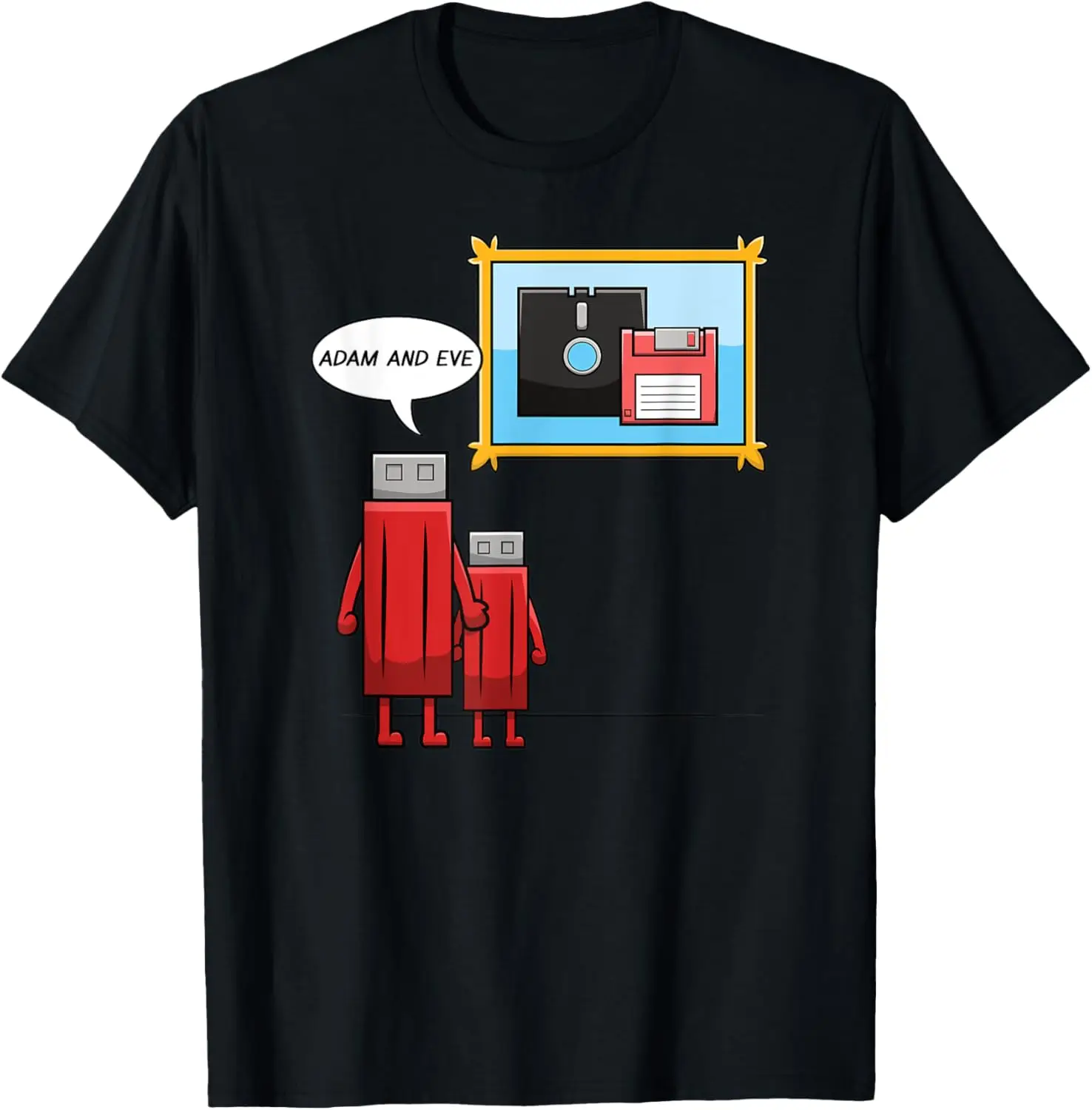 Забавная футболка Computer Nerd Geek IT USB Stick с дисковым диском
Забавная футболка Computer Nerd Geek IT USB Stick с дисковым диском