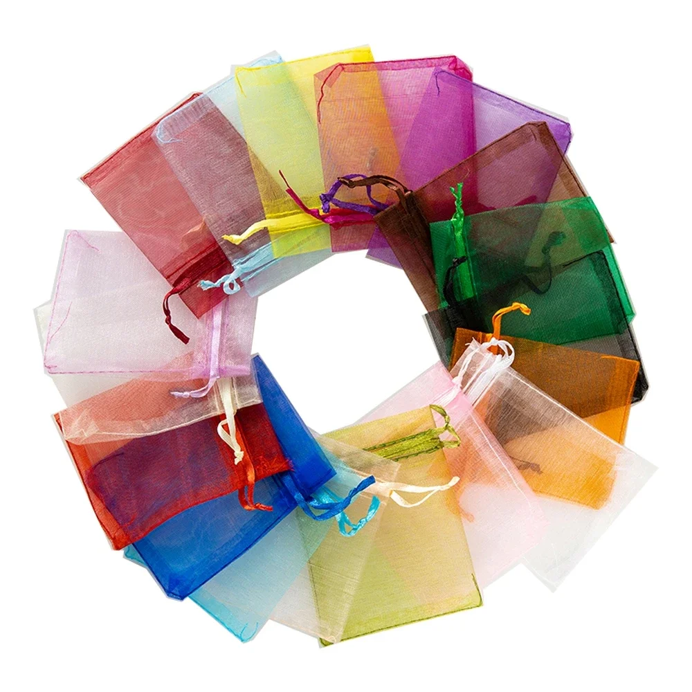 50pcs Pink Organza Drawstring Jewelry Small Bag for Earring Favor Wrapping Packing Pouch Packaging Wedding Businesses Organizer
50pcs Pink Organza Drawstring Jewelry Small Bag for Earring Favor Wrapping Packing Pouch Packaging Wedding Businesses Organizer