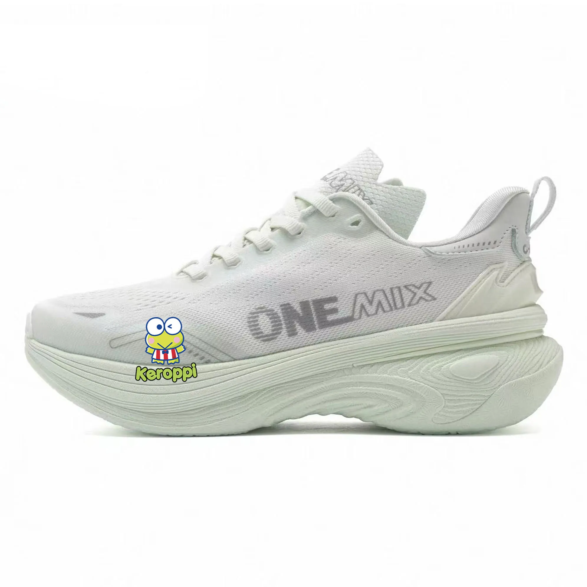 ONEMIX Sanrio Keroppi Jogging Running Shoes Mens Womens Lightweight Sneakers Road Wear Resistant Fashion Sports Fitness Shoes
ONEMIX Sanrio Keroppi Jogging Running Shoes Mens Womens Lightweight Sneakers Road Wear Resistant Fashion Sports Fitness Shoes