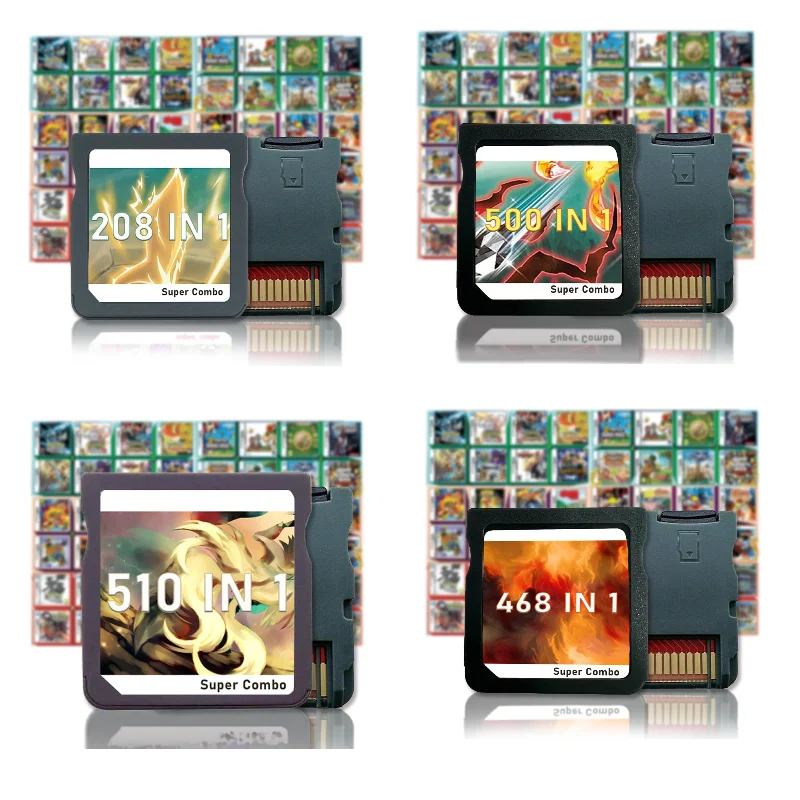 NDS Game Card Retro Game Collection DS 208in1, 500in1, 468in1, 510in1, New Sticker, NDS US Version European Version Game Card
NDS Game Card Retro Game Collection DS 208in1, 500in1, 468in1, 510in1, New Sticker, NDS US Version European Version Game Card