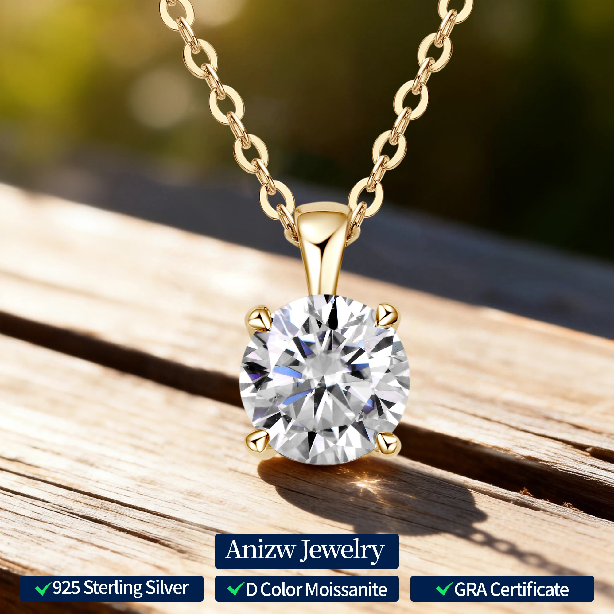 Real 1ct 2ct 3ct D Color Moissanite Pendant Necklace 925 Silver Chain for Women Simple Solitaire Lab Diamond Jewelry 4 Claw Gift
Real 1ct 2ct 3ct D Color Moissanite Pendant Necklace 925 Silver Chain for Women Simple Solitaire Lab Diamond Jewelry 4 Claw Gift