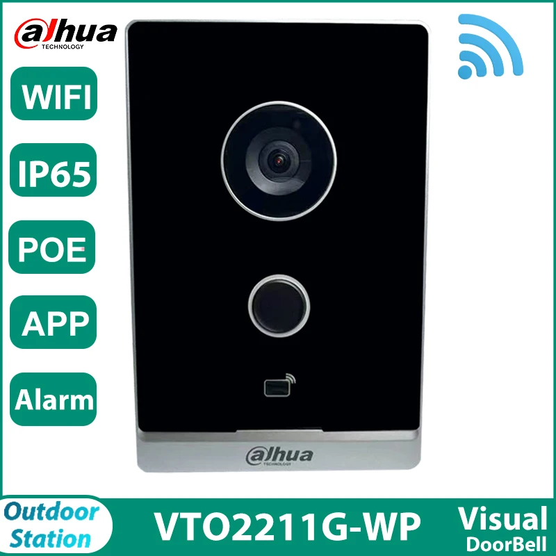 Dahua VTO2211G-WP1080HD PoE Video Intercoms Wifi Outdoor Station Two-way Talk and Voice IC Card IR Network IP Villa doorbell
Dahua VTO2211G-WP1080HD PoE Video Intercoms Wifi Outdoor Station Two-way Talk and Voice IC Card IR Network IP Villa doorbell