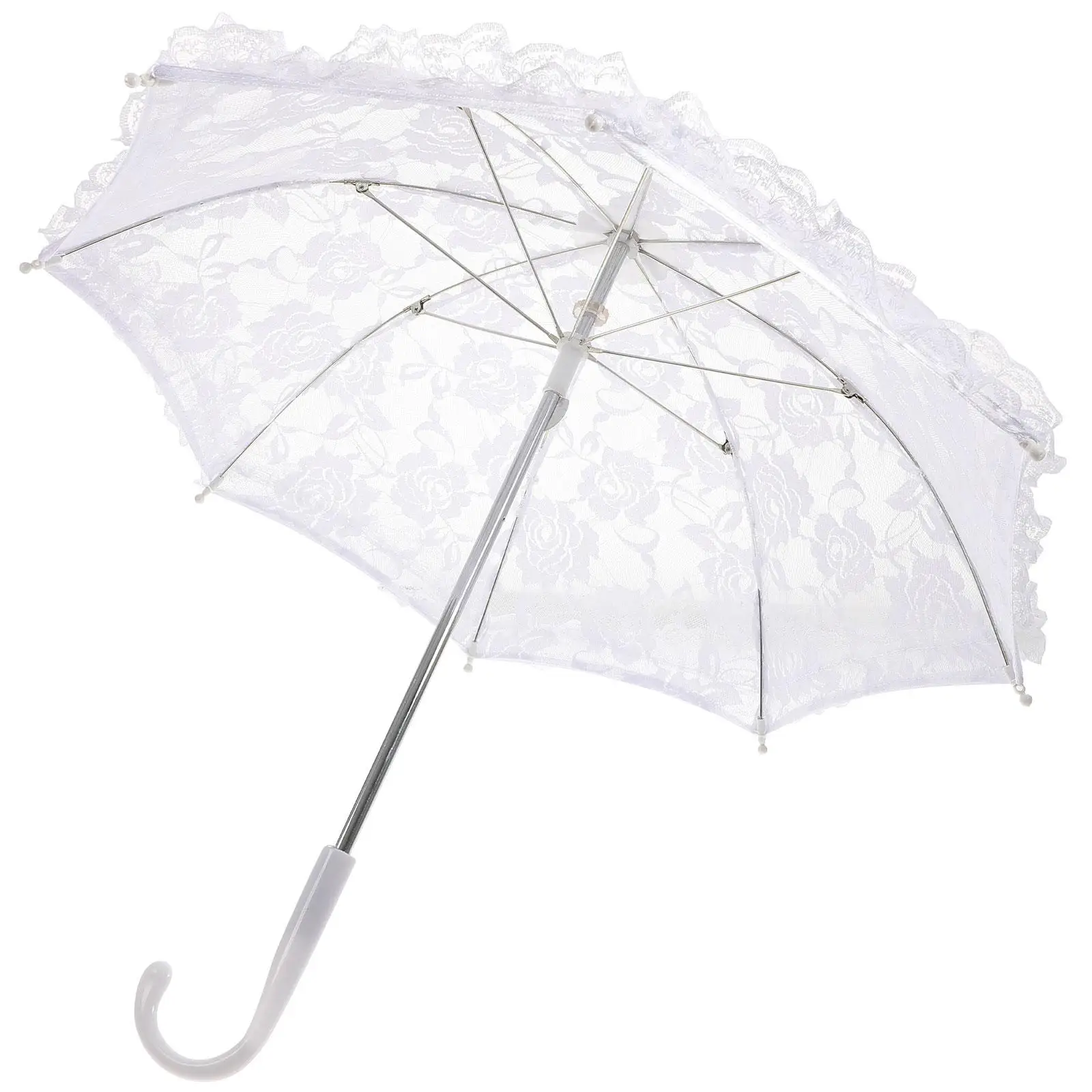 Lace Umbrella White Wedding Decorative Parasol Vintage Photo Bridal Folded Girl Goods
Lace Umbrella White Wedding Decorative Parasol Vintage Photo Bridal Folded Girl Goods