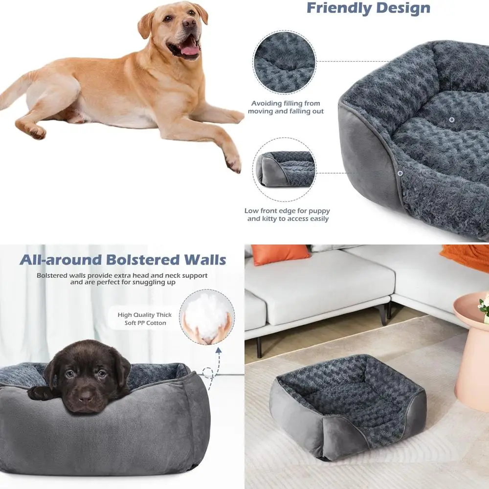 Большая ортопедическая моющаяся кровать для собак — прямоугольная, мягкая и прочная для средних и маленьких собак (42x30x10)
Большая ортопедическая моющаяся кровать для собак — прямоугольная, мягкая и прочная для средних и маленьких собак (42x30x10)