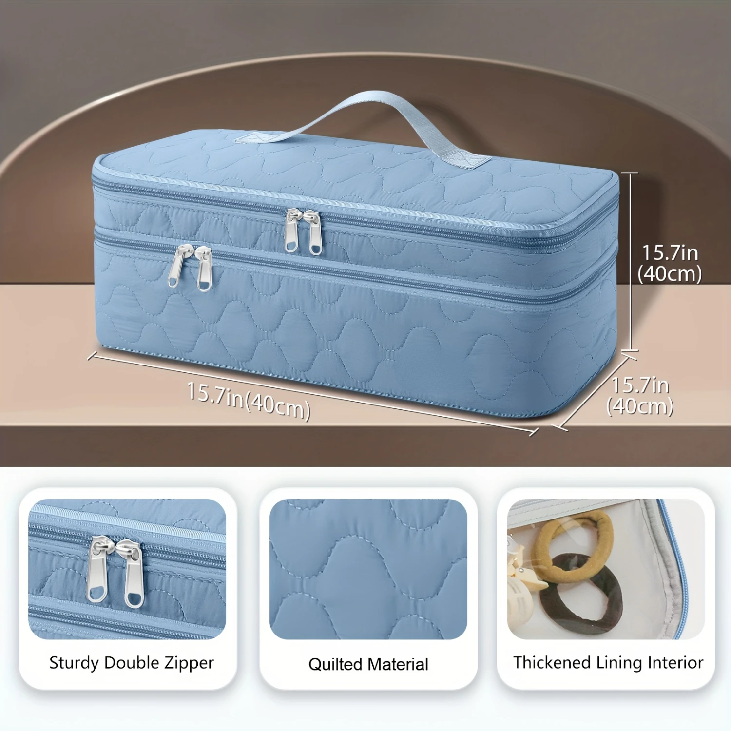Double-Layer Travel Carrying Case Bag for Revlon One-Step Hair Dryer/Volumizer/Styler
Double-Layer Travel Carrying Case Bag for Revlon One-Step Hair Dryer/Volumizer/Styler