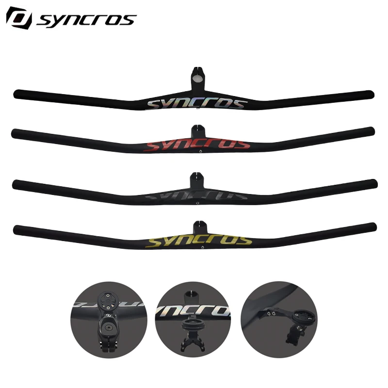 Syncros Multiple color Carbon Integrated MTB Handlebar Bicycle Cockpit 0° degree Stem 40/50/60/70mm bike frame bicycle parts
Syncros Multiple color Carbon Integrated MTB Handlebar Bicycle Cockpit 0° degree Stem 40/50/60/70mm bike frame bicycle parts