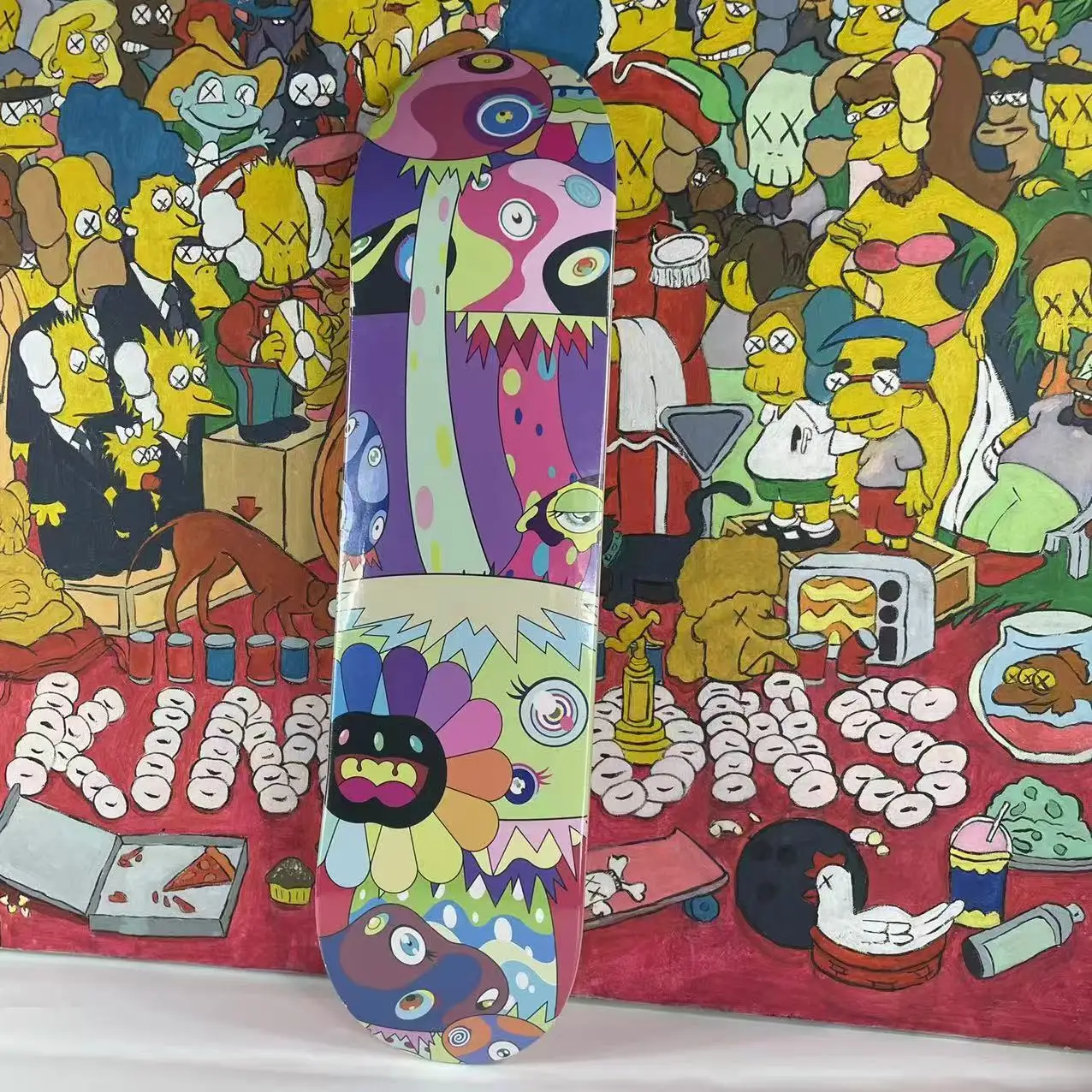 Takashi SKATEBOARD WALL ART Decorate your walls with this unique TM/KK Flower skateboard Deck canvas art. Turn those boring
Takashi SKATEBOARD WALL ART Decorate your walls with this unique TM/KK Flower skateboard Deck canvas art. Turn those boring