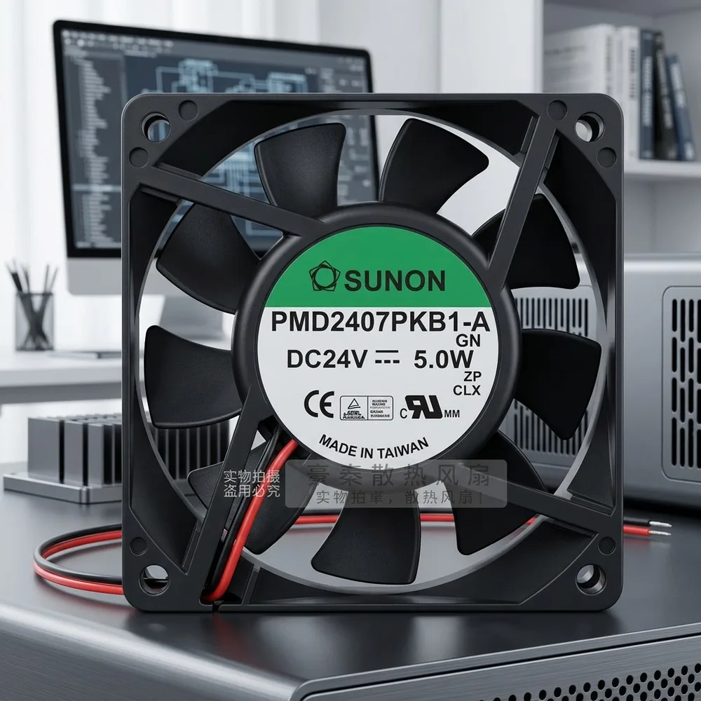 For SUNON PMD2407PKB1-A 7020 DC24V 5.0W 7CM 2-Wire Inverter Cooling Fan
For SUNON PMD2407PKB1-A 7020 DC24V 5.0W 7CM 2-Wire Inverter Cooling Fan