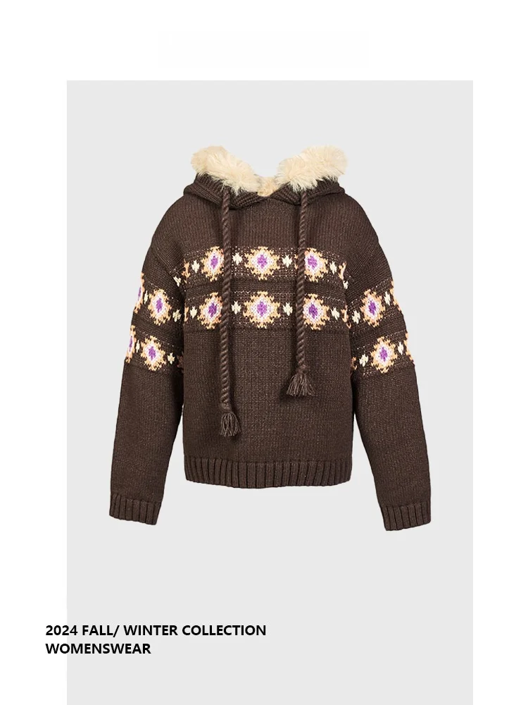 Женский вязаный свитер Forever 21 с капюшоном и меховым воротником, осенне-зимняя новинка, дизайн «Тающий камень», модный, больших размеров, для ношения под одеждой
Женский вязаный свитер Forever 21 с капюшоном и меховым воротником, осенне-зимняя новинка, дизайн «Тающий камень», модный, больших размеров, для ношения под одеждой