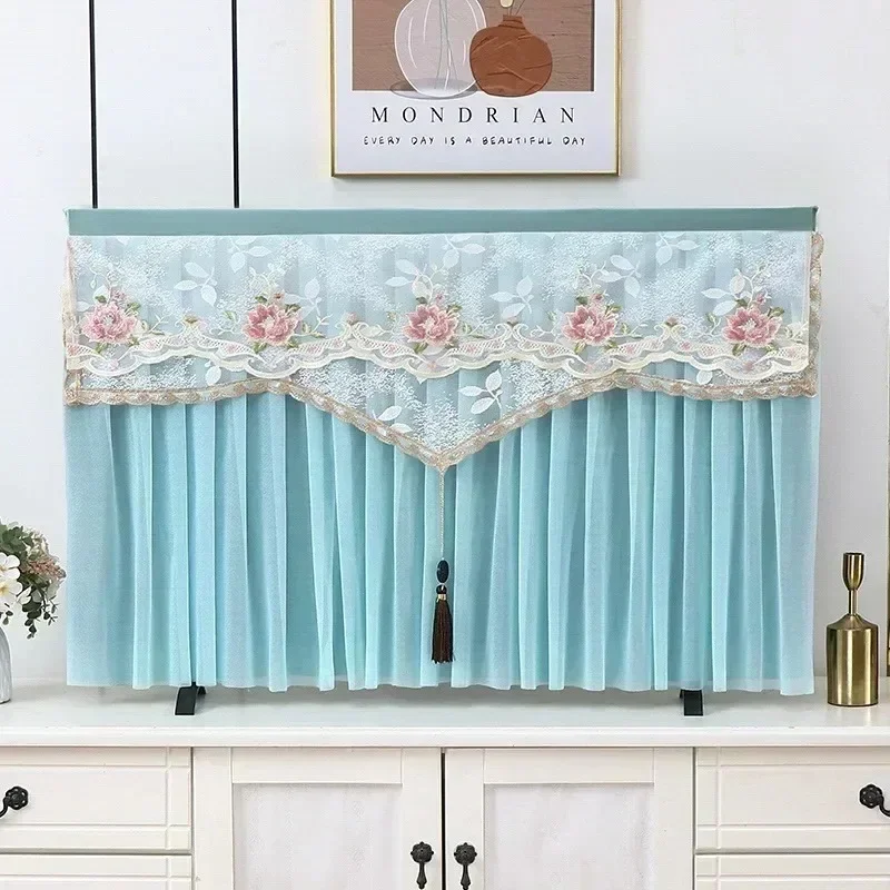 New Model Does Not Take Off The TV Cover When Turned on Non Removable TV Cover Dust Cover Lace Embroidered Hanging TV Set
New Model Does Not Take Off The TV Cover When Turned on Non Removable TV Cover Dust Cover Lace Embroidered Hanging TV Set