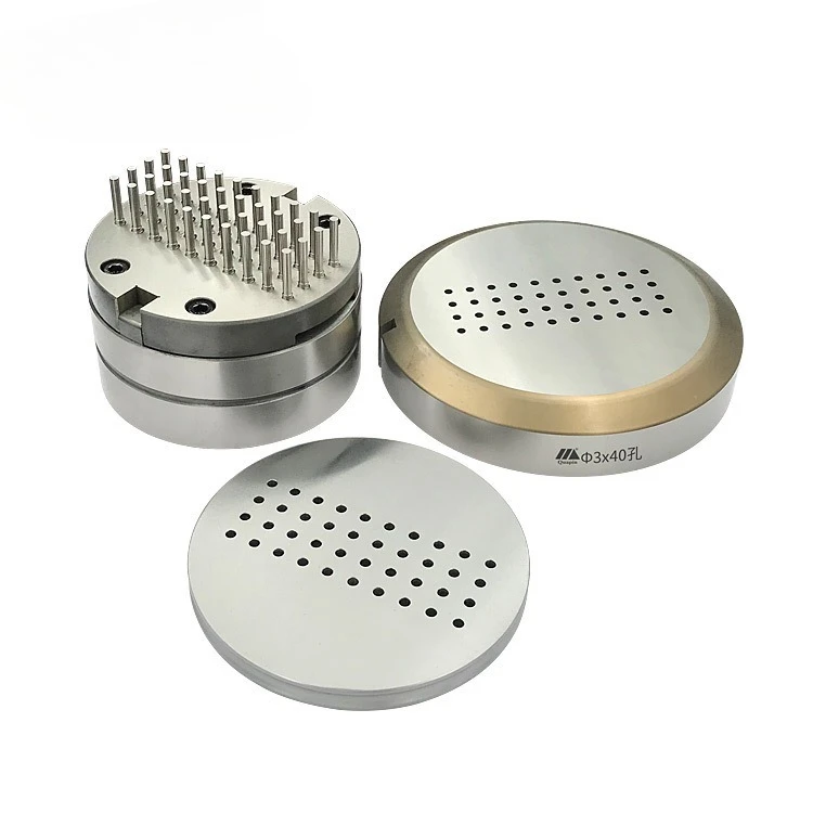 Chuanpin's Henan supply numerical control punch die, thick tower special forming E station porous die 40 holes round
Chuanpin's Henan supply numerical control punch die, thick tower special forming E station porous die 40 holes round