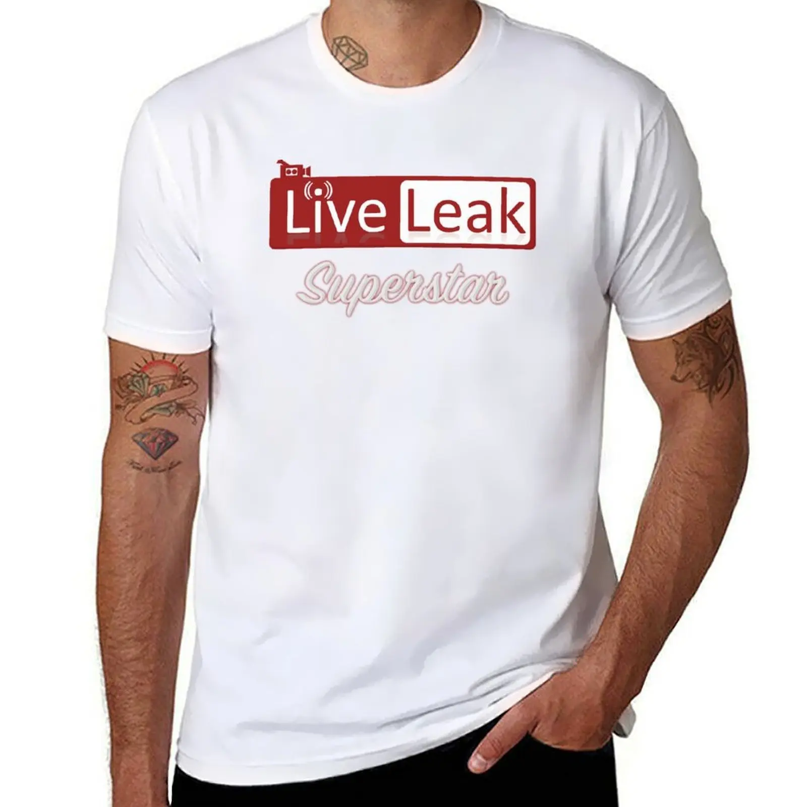 LiveLeak Superstar T-Shirt graphic t shirts for man t shirt for man 100 percent cotton T-Shirt
LiveLeak Superstar T-Shirt graphic t shirts for man t shirt for man 100 percent cotton T-Shirt