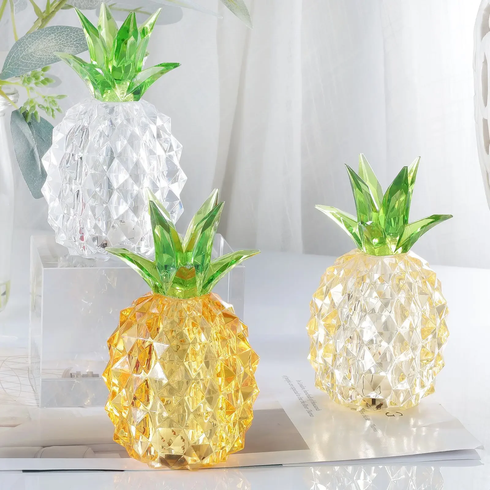 Led Night Lamp Transparent Acrylic Pineapple Lamp Transparent Pineapple Light Acrylic Night Light Ornament For Home Decor
Led Night Lamp Transparent Acrylic Pineapple Lamp Transparent Pineapple Light Acrylic Night Light Ornament For Home Decor