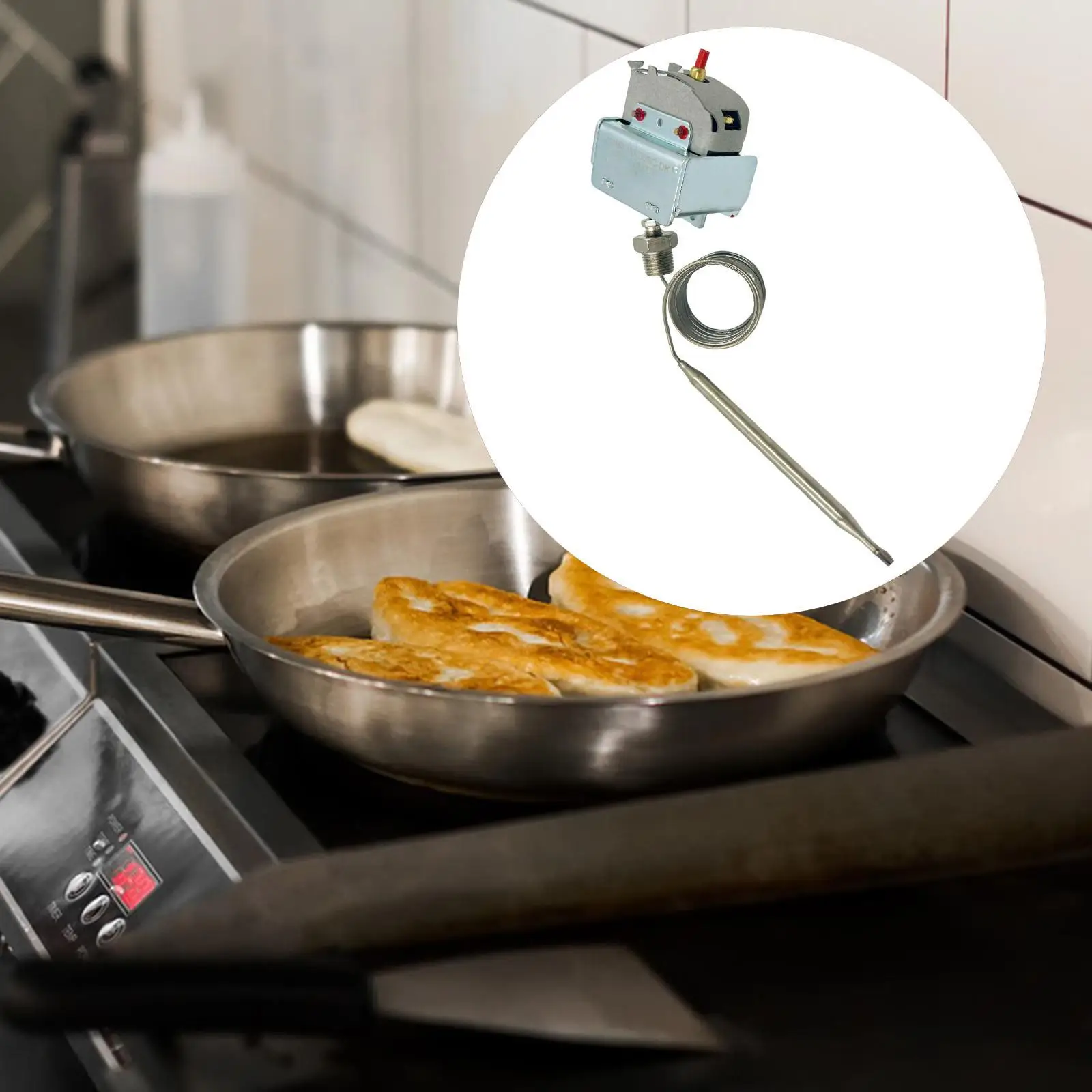 PP10084 Высококонтактный термостат с кнопкой сброса, деталью, защитой, замена для фритюрницы Sfsg14T E500D Ljfbgd24
PP10084 Высококонтактный термостат с кнопкой сброса, деталью, защитой, замена для фритюрницы Sfsg14T E500D Ljfbgd24