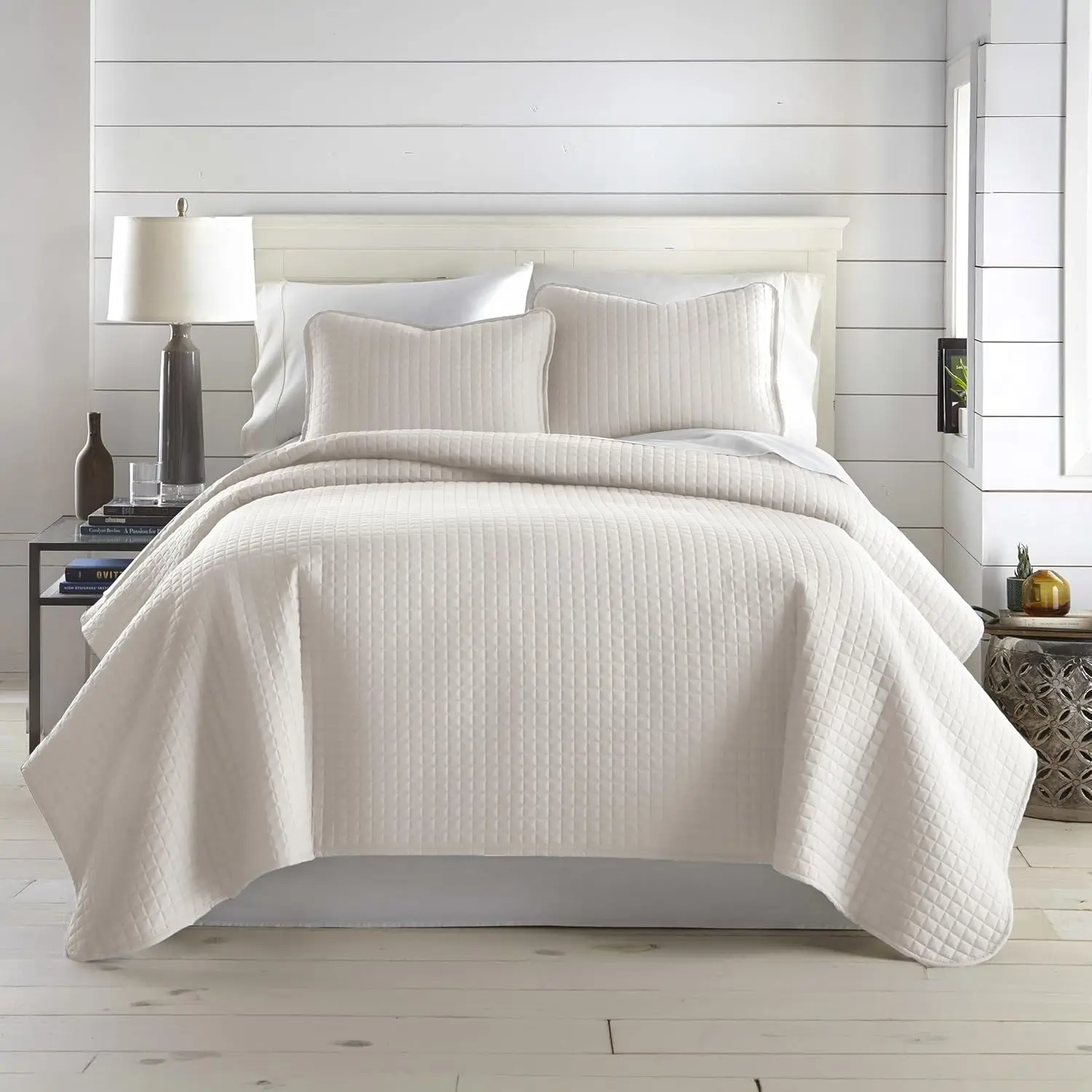 King Size Quilt Bedding Set - Lightweight Coverlet for King/Cal King, Natural Beige
King Size Quilt Bedding Set - Lightweight Coverlet for King/Cal King, Natural Beige