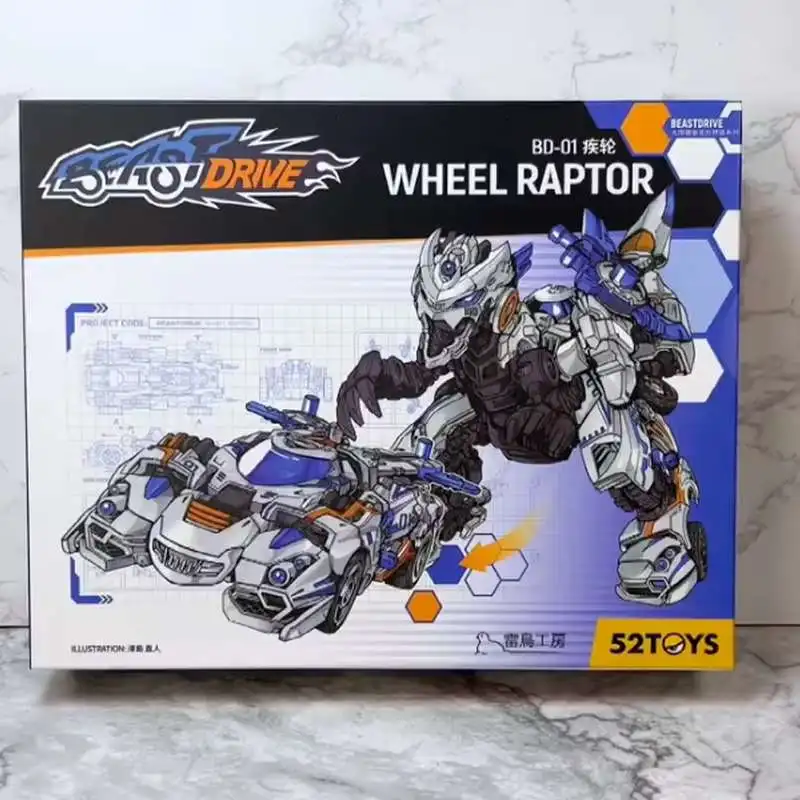 Transformation 52toys Beastbox Series Bd-01 Wheel Raptor Infinite Drive Wheel Vanish Dinosaur Beastdrive Assembly Model Gift
Transformation 52toys Beastbox Series Bd-01 Wheel Raptor Infinite Drive Wheel Vanish Dinosaur Beastdrive Assembly Model Gift