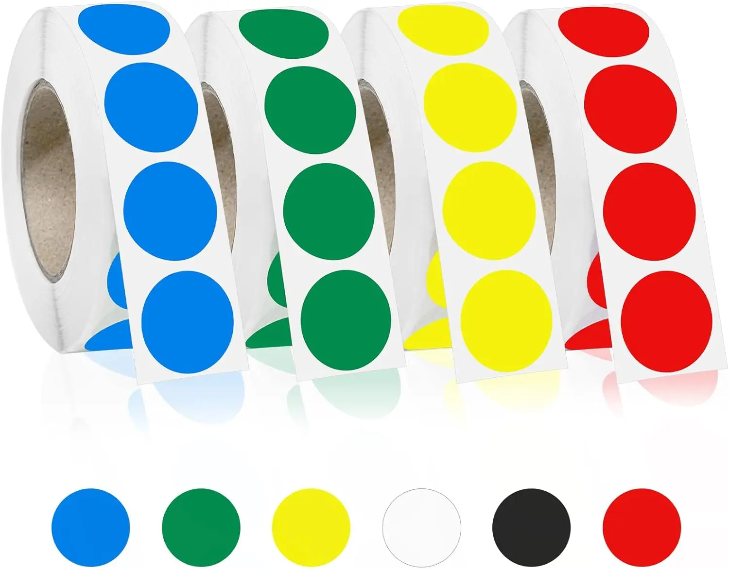 500Pcs 1 Inch Round Color Coding Labels Writable Circle Dot Labels Self Adhesive Color Round Stickers for Inventory Home
500Pcs 1 Inch Round Color Coding Labels Writable Circle Dot Labels Self Adhesive Color Round Stickers for Inventory Home