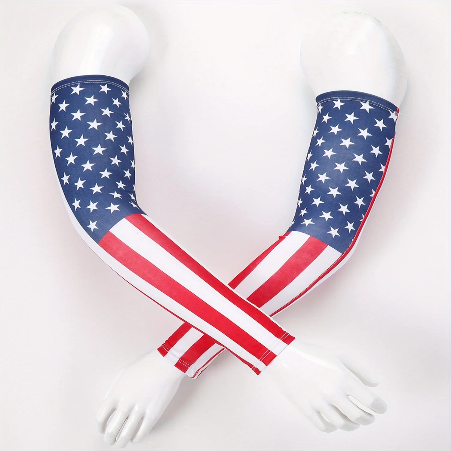 A pair of American flag compression leg guards - Stars and Stripes design, breathable and fits the calf warmer below the elbow, suitable for baseball, football, outdoor sports, Independence Day celebrations, summer training, unisex
A pair of American flag compression leg guards - Stars and Stripes design, breathable and fits the calf warmer below the elbow, suitable for baseball, football, outdoor sports, Independence Day celebrations, summer training, unisex