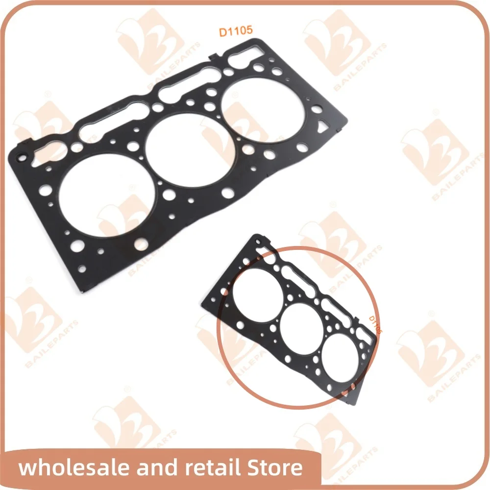 For Kubota D1105 Cylinder Head Gasket Engine Parts Overhaul Rebuild Kit Spare Parts
For Kubota D1105 Cylinder Head Gasket Engine Parts Overhaul Rebuild Kit Spare Parts