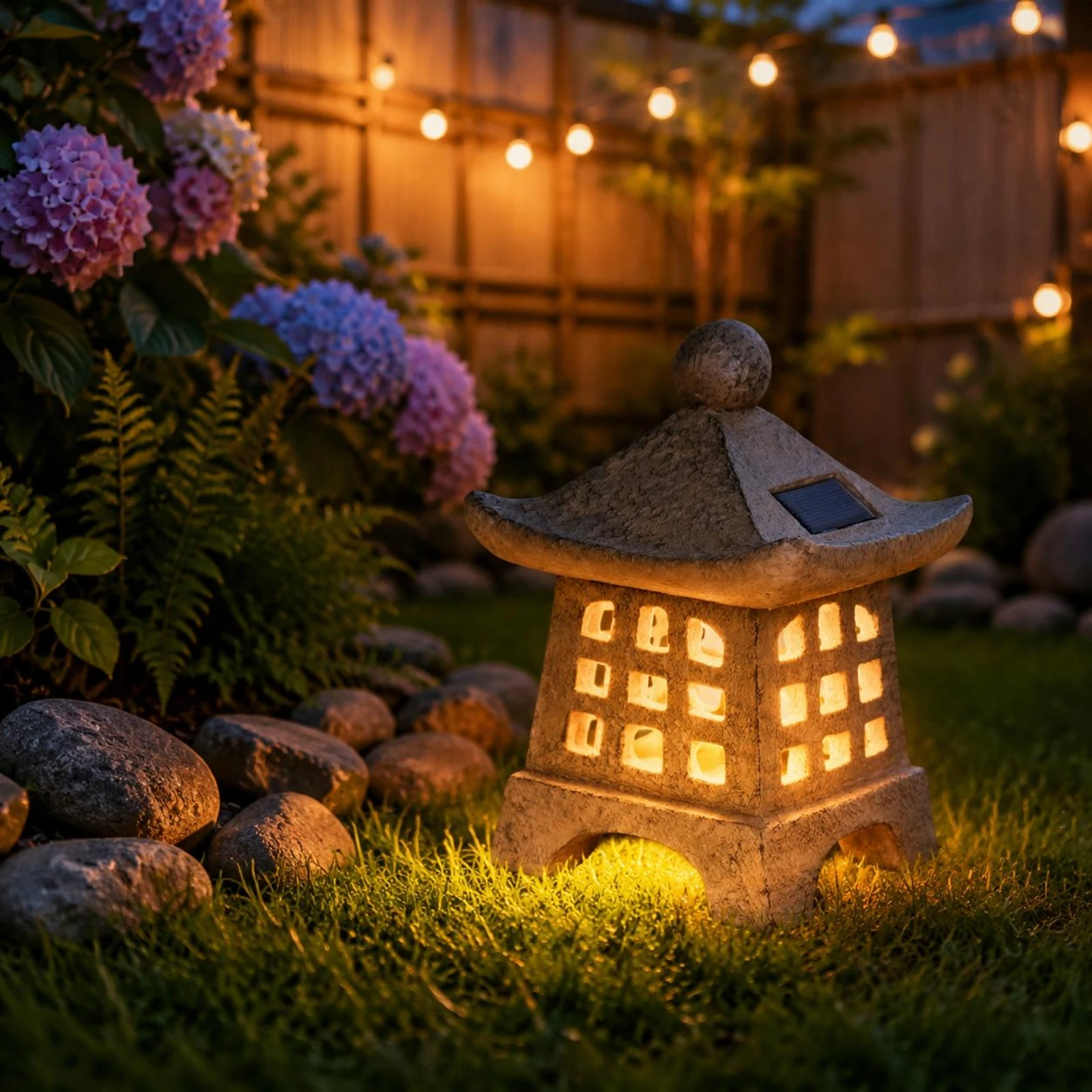 Solar Pagoda Lantern Textured Resin-Like Pagoda Garden Light Solar Garden Light Weather Resistant Outdoor Decor for Yard
Solar Pagoda Lantern Textured Resin-Like Pagoda Garden Light Solar Garden Light Weather Resistant Outdoor Decor for Yard