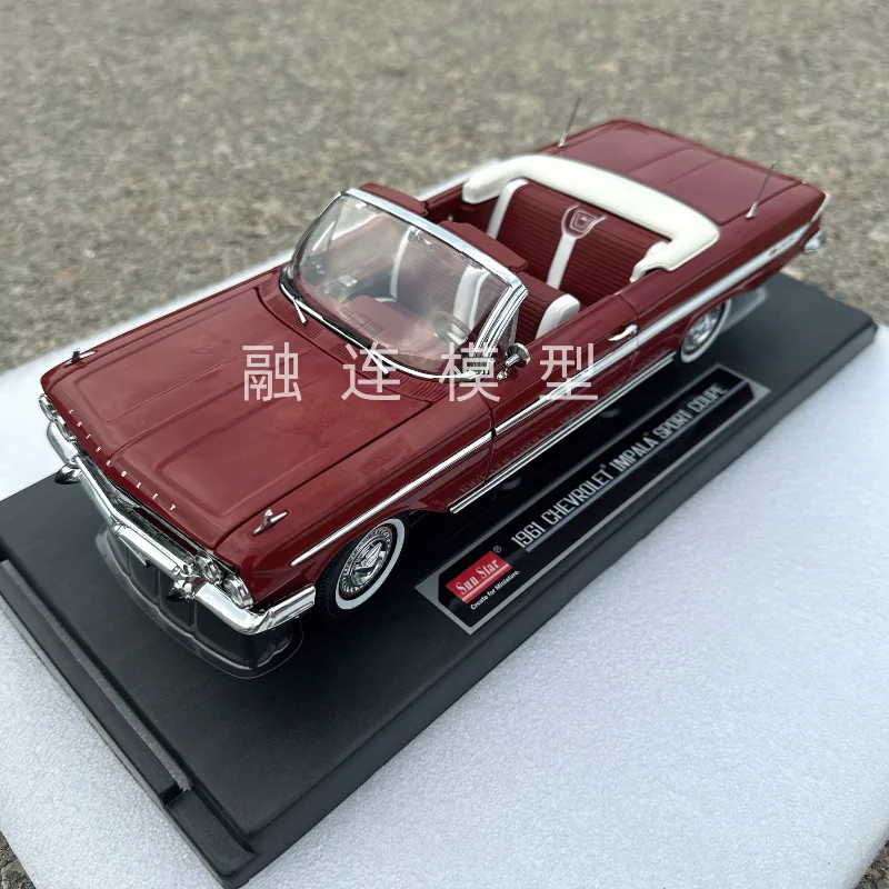 Литая под давлением солнечная звезда масштаба 1:18 Chevrolet Impala открытый сплав модель автомобиля Коллекционная игрушка в подарок сувенир дисплей орнамент
Литая под давлением солнечная звезда масштаба 1:18 Chevrolet Impala открытый сплав модель автомобиля Коллекционная игрушка в подарок сувенир дисплей орнамент