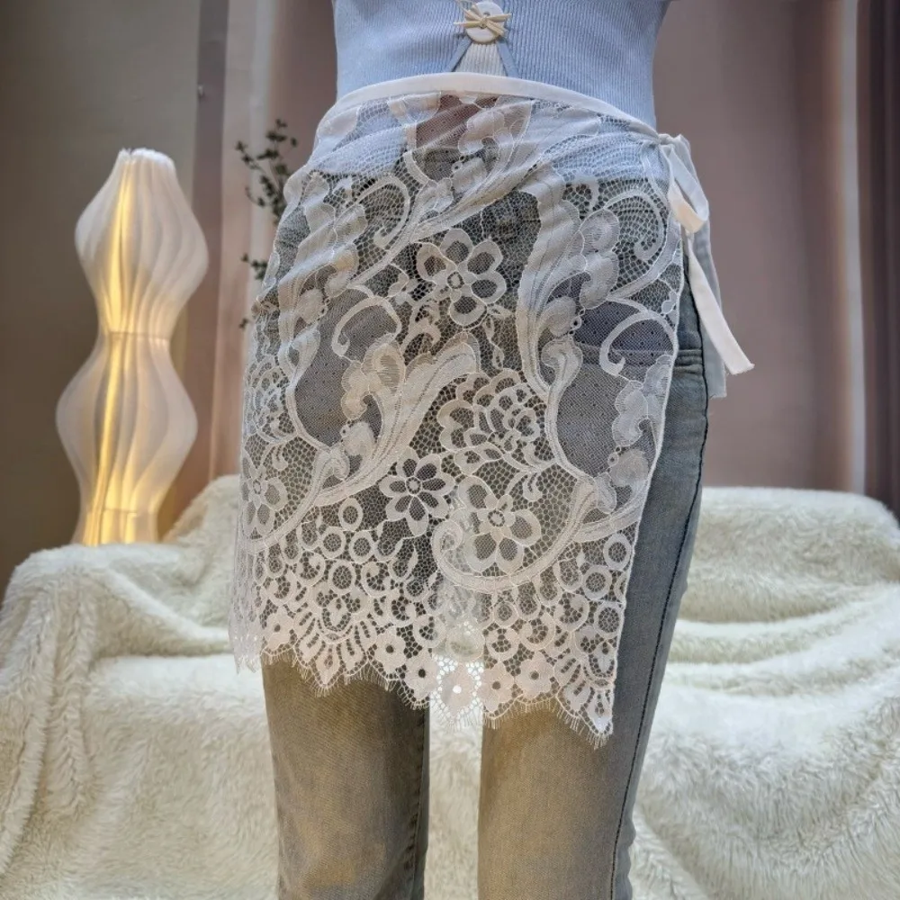 Sheer Lace Lace Mini Skirt See-Through Skirt Adjustable Ties Lolita Short Skirt Sexy Cover Up Boho Design
Sheer Lace Lace Mini Skirt See-Through Skirt Adjustable Ties Lolita Short Skirt Sexy Cover Up Boho Design