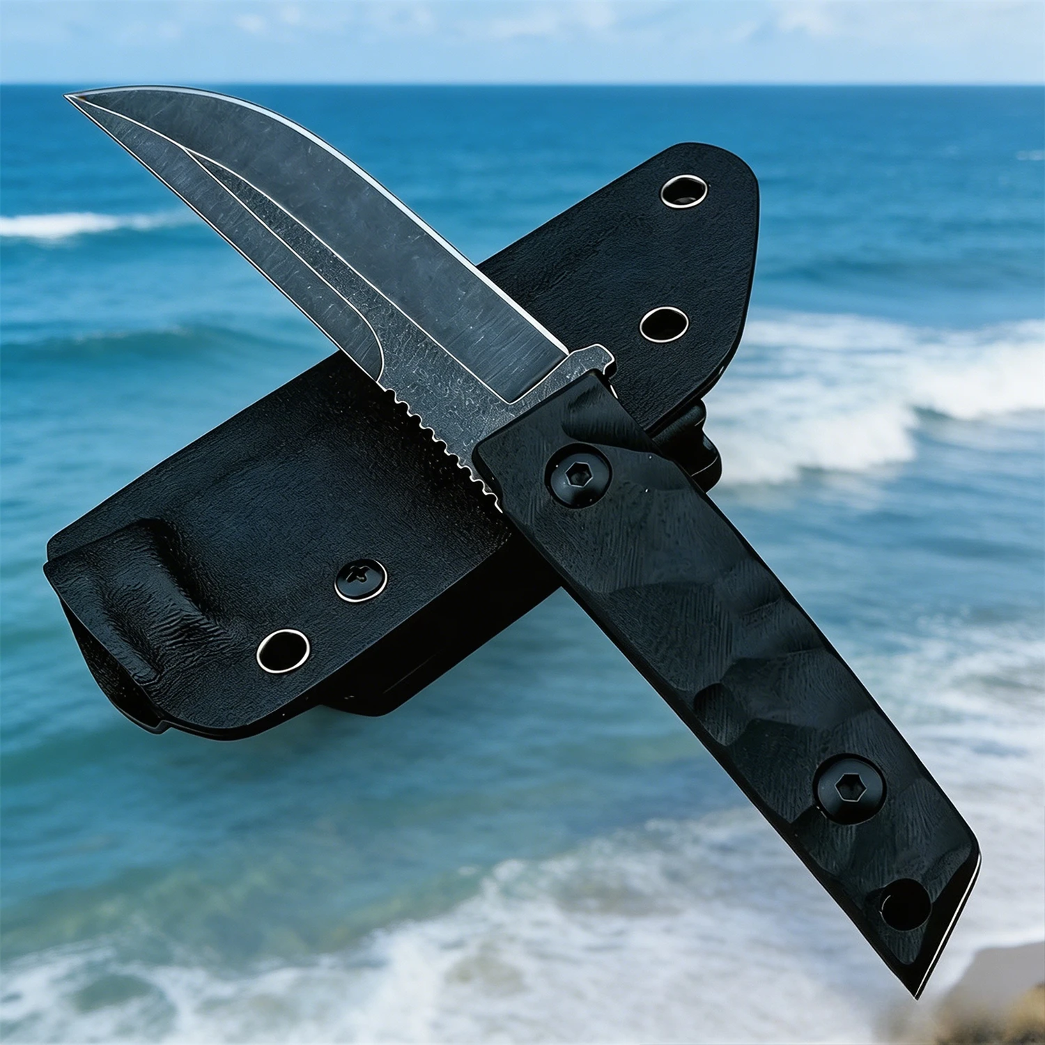 G10 Handle 8Cr13MoV BladeOutdoor Camping Fixed Blade Straight Knife, Portable Daily Outdoor Cutting Gear for Men
G10 Handle 8Cr13MoV BladeOutdoor Camping Fixed Blade Straight Knife, Portable Daily Outdoor Cutting Gear for Men