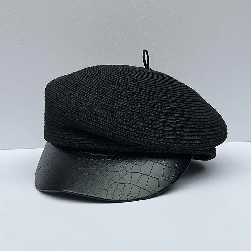 Women's Summer Wide Brim Straw Hat Sun Protection Equestrian Style Irregular Design Leather Cap Casual Elegant Fashionable
Women's Summer Wide Brim Straw Hat Sun Protection Equestrian Style Irregular Design Leather Cap Casual Elegant Fashionable
