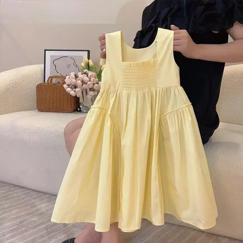 Children's Vest Skirt Korean Version Children's Clothing Summer Girls' Small Clear Solid Color Dress Simple Temperament Skirt
Children's Vest Skirt Korean Version Children's Clothing Summer Girls' Small Clear Solid Color Dress Simple Temperament Skirt