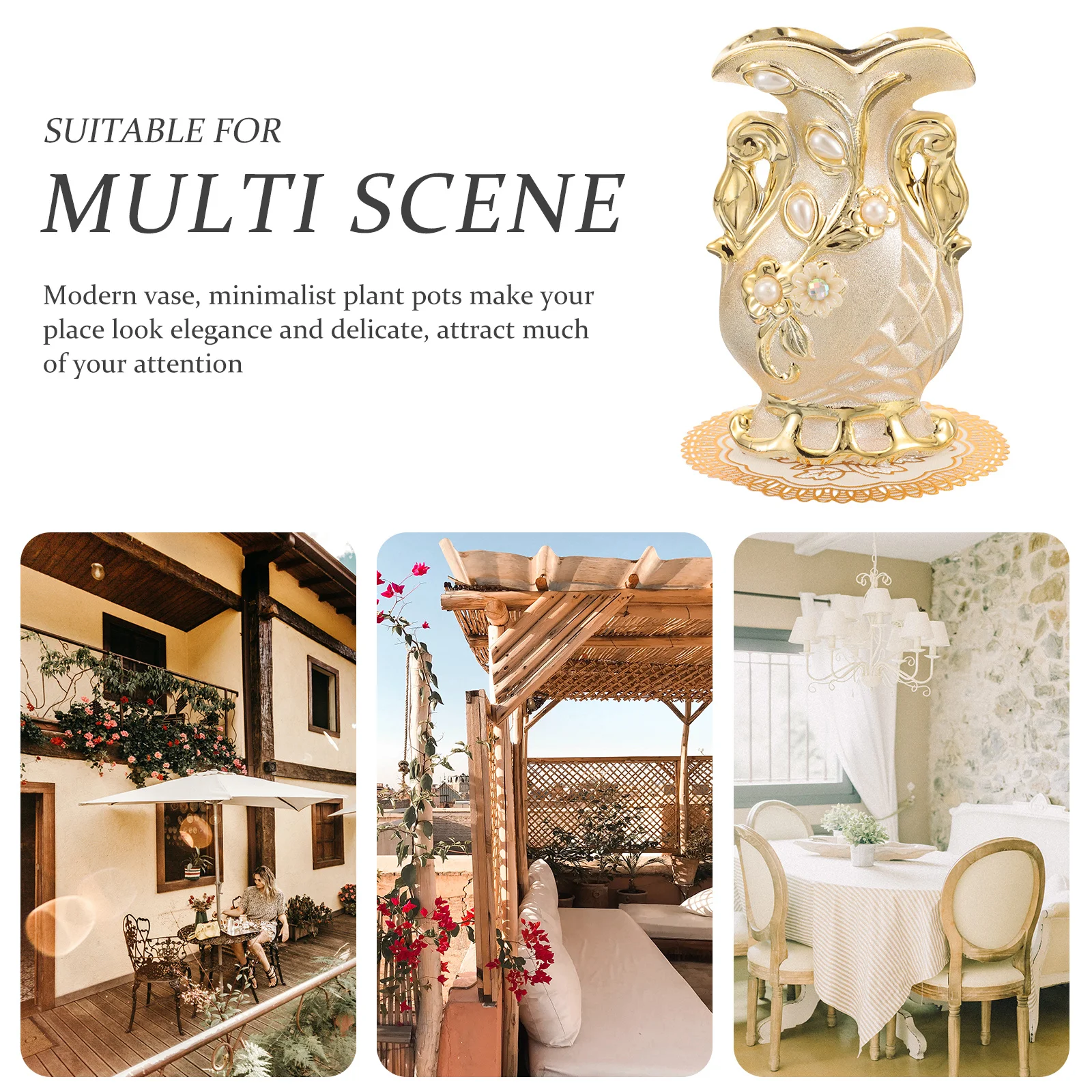 Modern Ceramic Flower Pot Lightweight Planter for Desk Garden Use Multi Purpose Growing Pot for Plants Small Indoor Outdoor Pots
Modern Ceramic Flower Pot Lightweight Planter for Desk Garden Use Multi Purpose Growing Pot for Plants Small Indoor Outdoor Pots