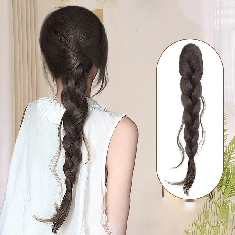 Long Curly Wig Natural Synthetic Ponytail Braided Women Hair Claw Clip With Drawstring Hair Extensions Fashion Wig Hairpiece
Long Curly Wig Natural Synthetic Ponytail Braided Women Hair Claw Clip With Drawstring Hair Extensions Fashion Wig Hairpiece