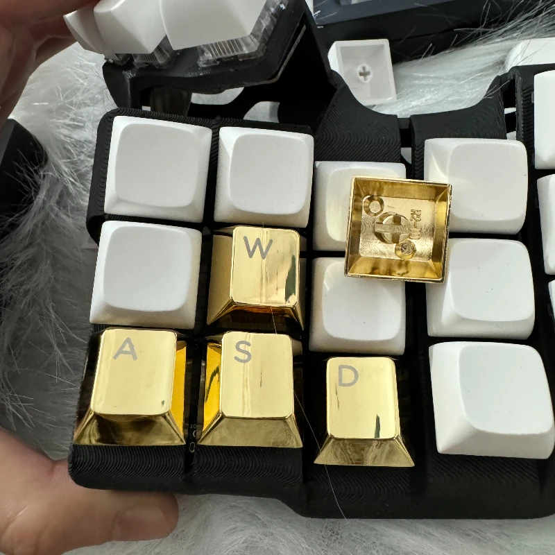 MiFuny Metal Keycaps Cherry Profile Original Custom Keyboard Caps Gold Aluminum Keycaps for Rainy75 Keyboard Accessories Gift
MiFuny Metal Keycaps Cherry Profile Original Custom Keyboard Caps Gold Aluminum Keycaps for Rainy75 Keyboard Accessories Gift