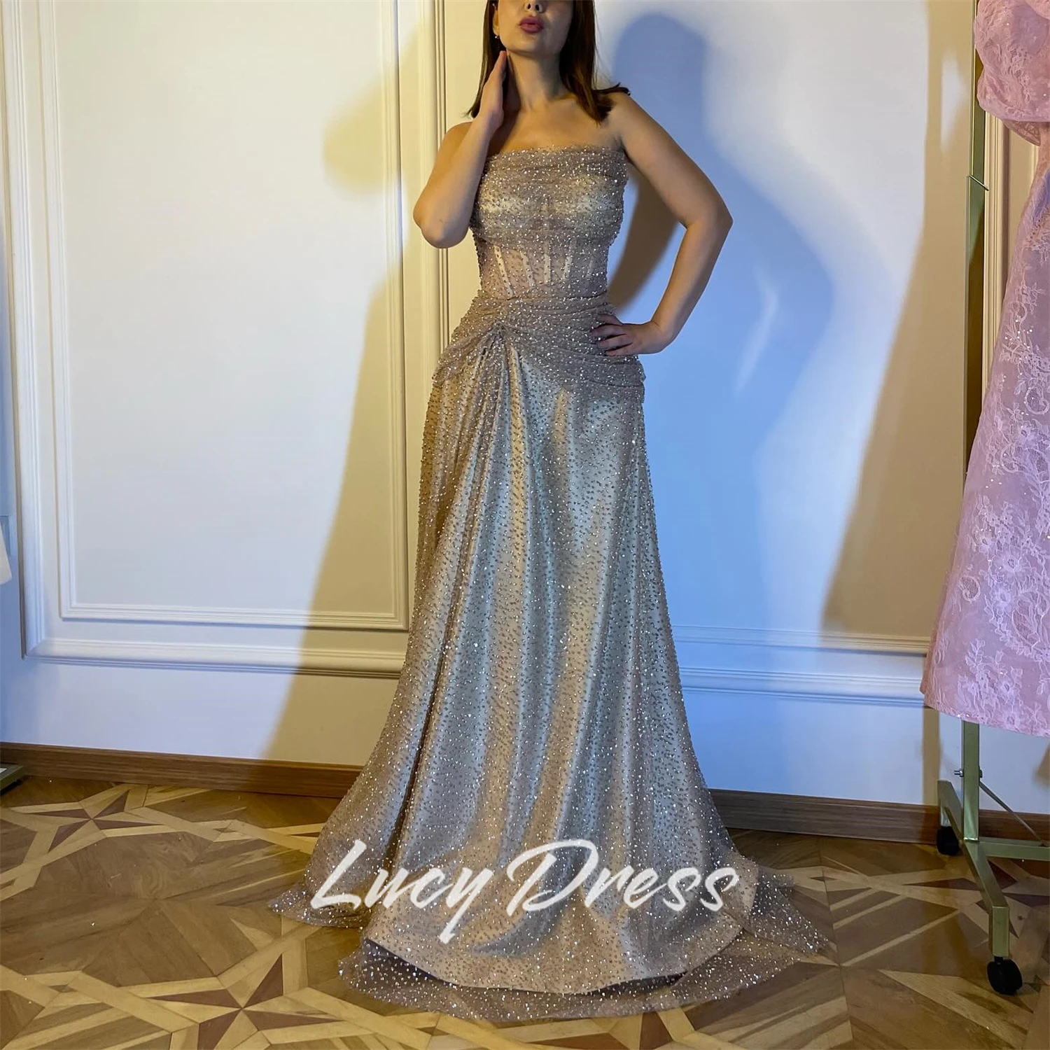 Lucy Customized Prom Dress Luxury Women Evening Dress Sharon Happy Dresses for Special Occasions Promdress wedding party dress
Lucy Customized Prom Dress Luxury Women Evening Dress Sharon Happy Dresses for Special Occasions Promdress wedding party dress