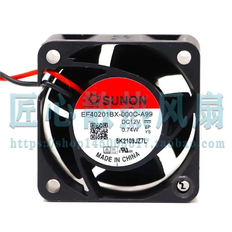 Original built-in EF40201BX-000C-A99 12V 0.74W 40x40x20mm 4cm Fan for Electronic Devices
Original built-in EF40201BX-000C-A99 12V 0.74W 40x40x20mm 4cm Fan for Electronic Devices